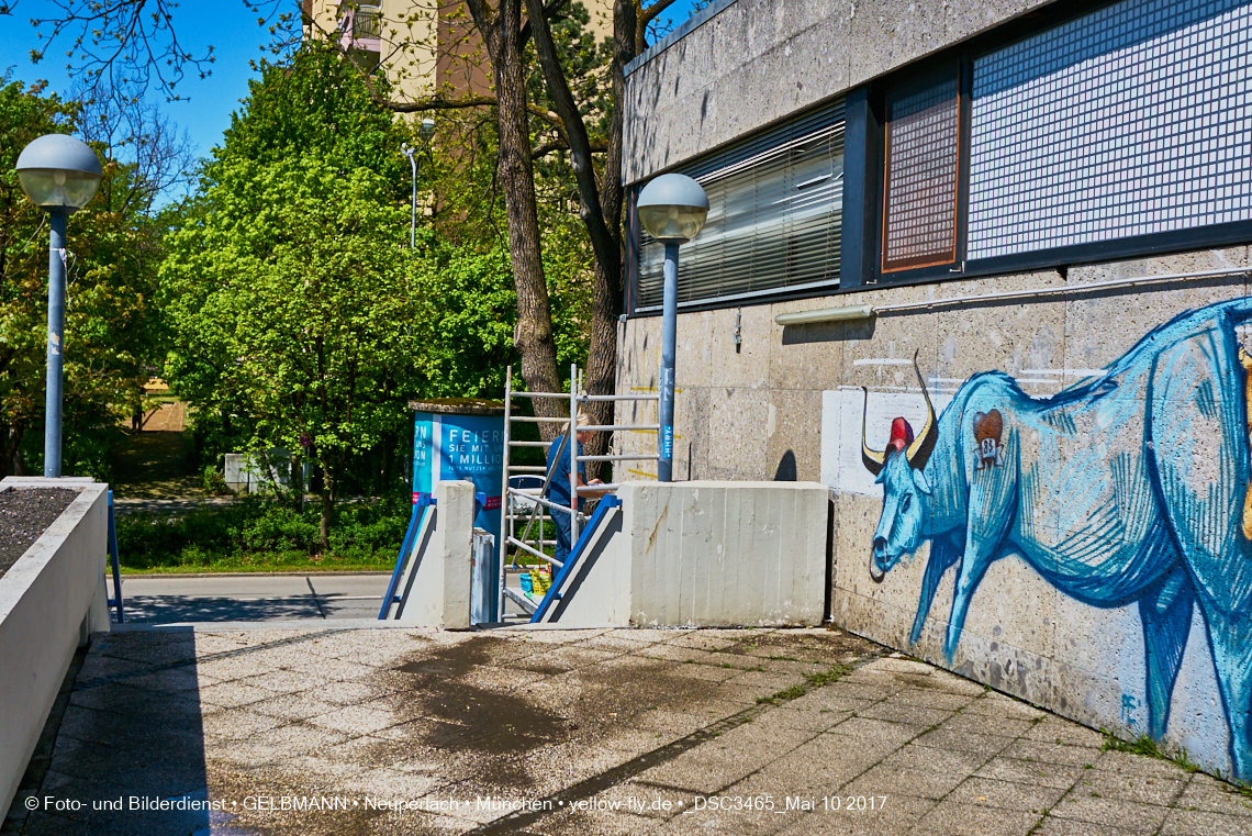 21.03.2017 - Abrissbaustelle Quiddezentrum in Neuperlach